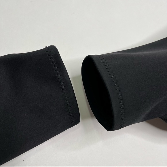 CAPE ROBBIN Infinite All The Riches Cash Money Sign Heel Open Toe Stretchy Boots - Picture 8 of 13